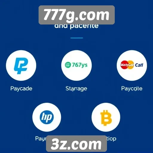 Plataformas de pagamento aceitas por 777g.com